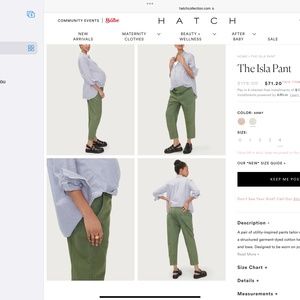 Hatch Isla Maternity Pant